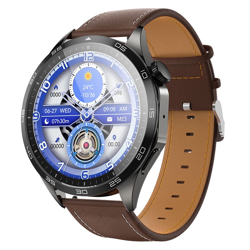 Hoco Y21 AMOLED Smart Sports Watch(Call version) - Metal gray
