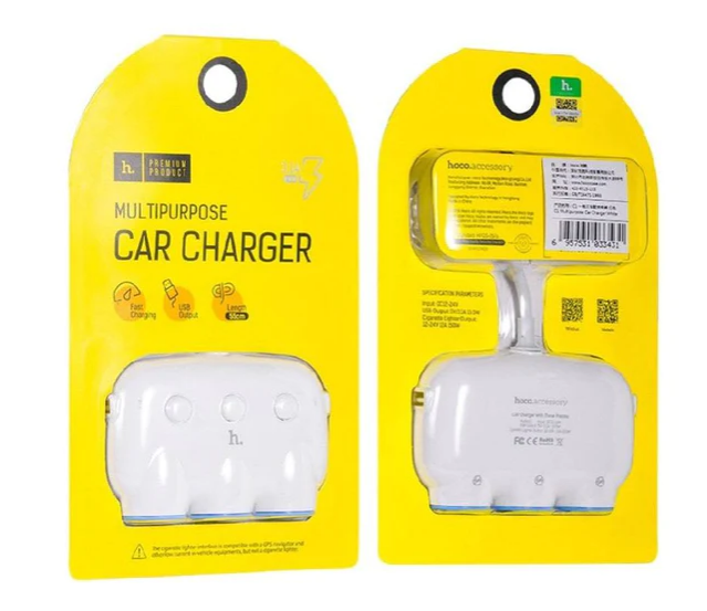 Hoco C1 Car Charger Splitter