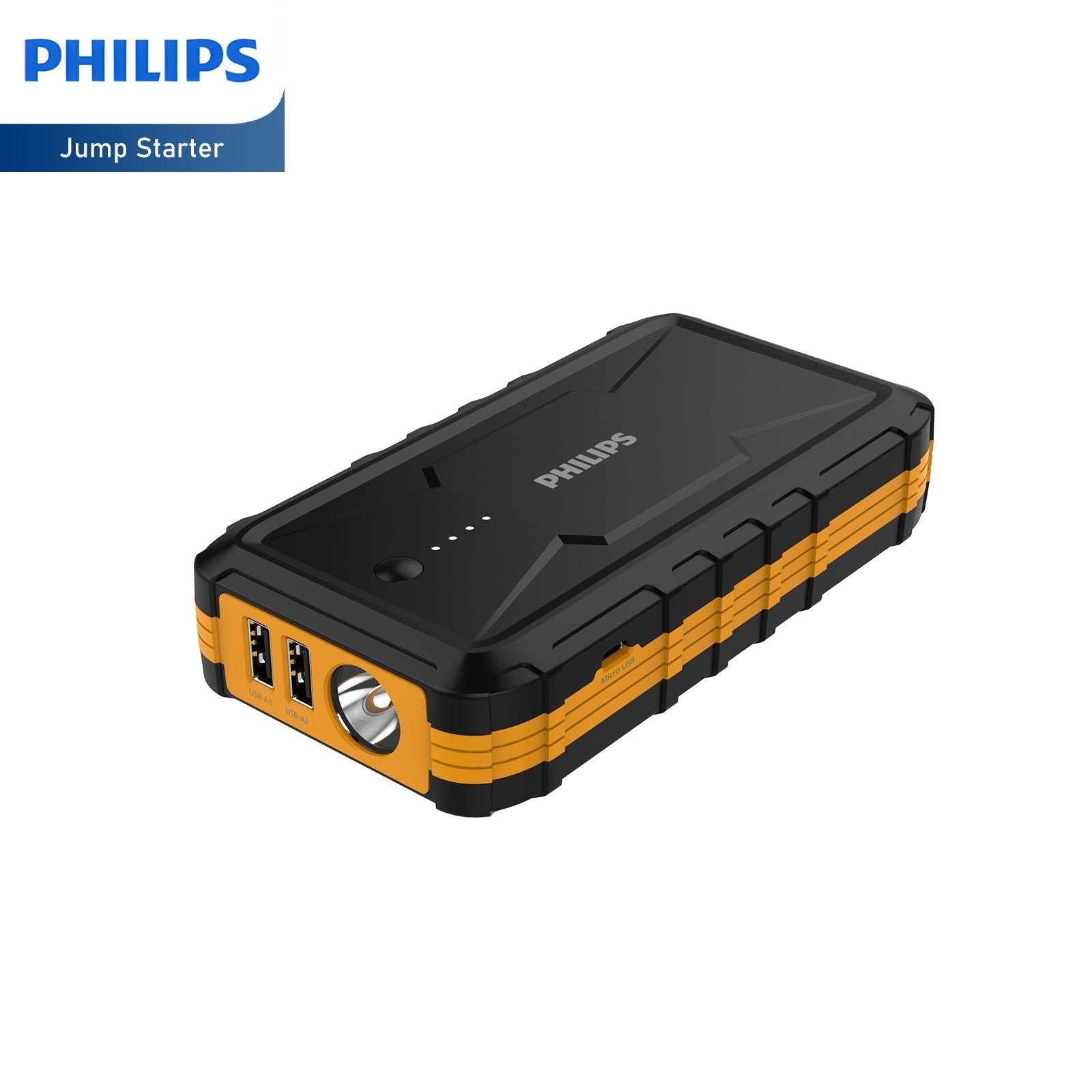 Philips 12000mAh Portable Car Battery Jump Starter (DLP8086NB)